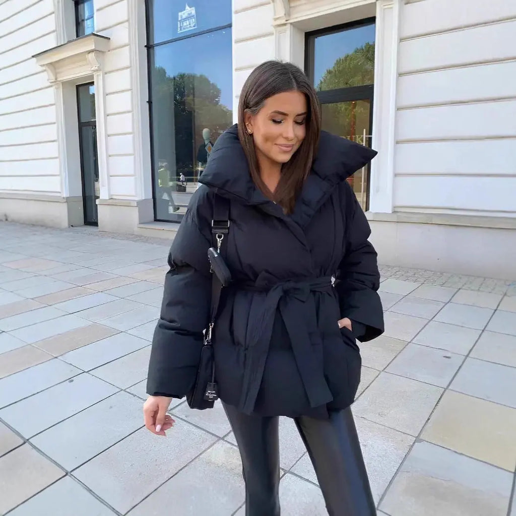 Manteau couleur unie 