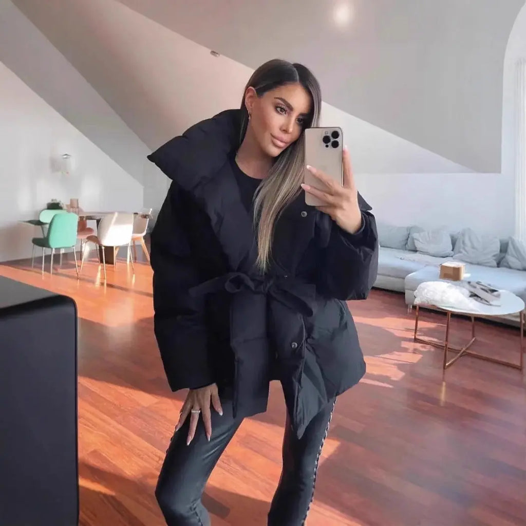 Manteau couleur unie 